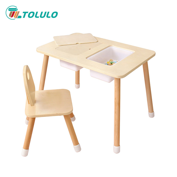 Conjunto de cadeiras de mesa para crianças